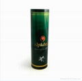  popular green round metal brandy packaging