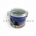 small round milk candy tin cans 2