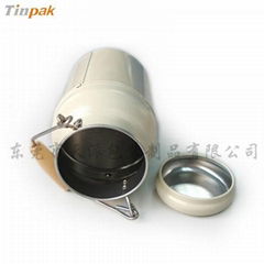 milk tin box with handle