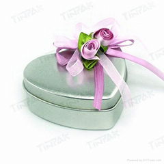 dongguan heart shaped chocolate  tin  box