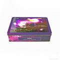 large chocolate tin with 3d stickers 1