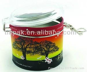 airtight decorative coffee tin can 