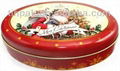 fancy biscuit tin box with dome lid