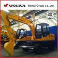 DLS880-9A Chinese wheeled hydraulic excavator loading weight 7200kg 2