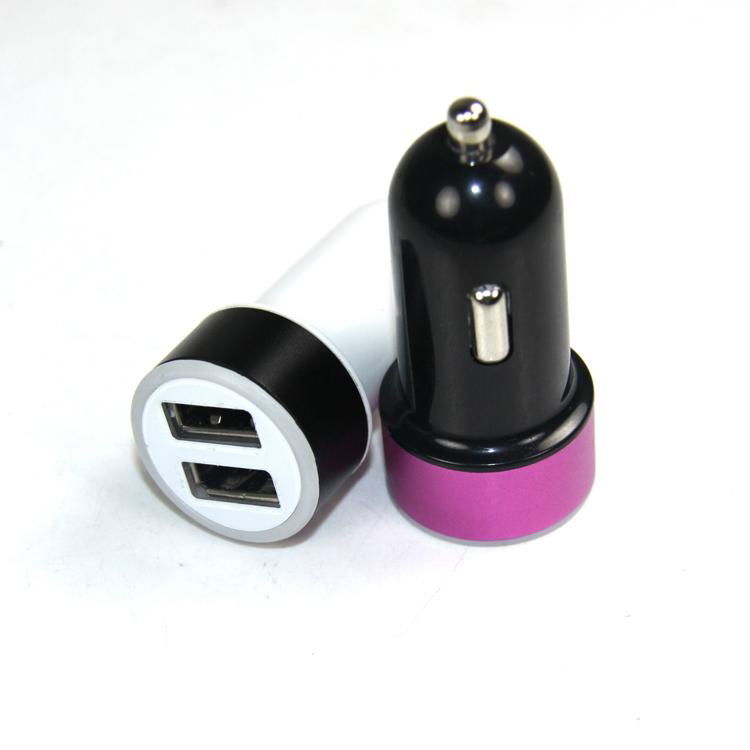 Car Charger with  two USB outputs 2.4A / 3.1A /   5.2A 2