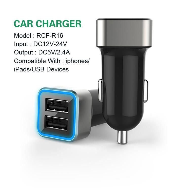 Car Charger RCF-R16 2.4A/ 3.1A/5.2A