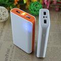 mobile charger(power bank) with 6000 mAh