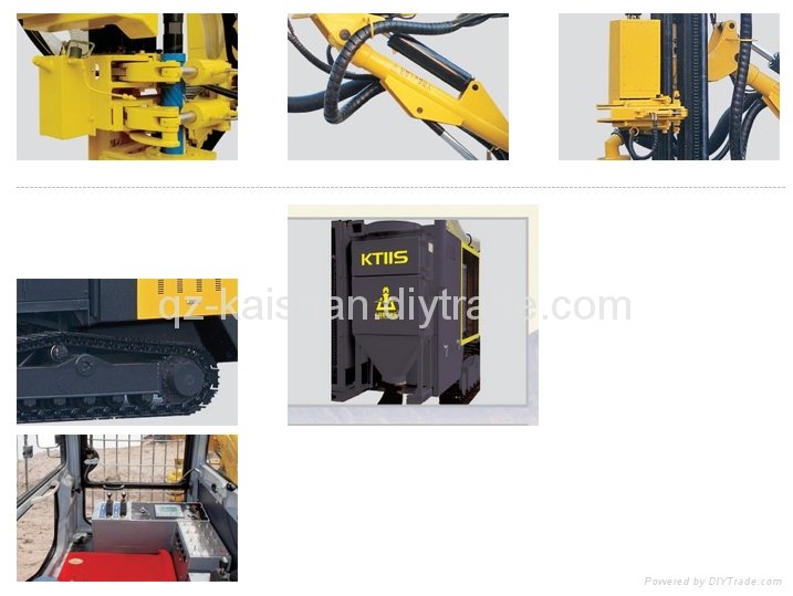 Kaishan hot sale KT11S engineering integral type crawler drill machine 3