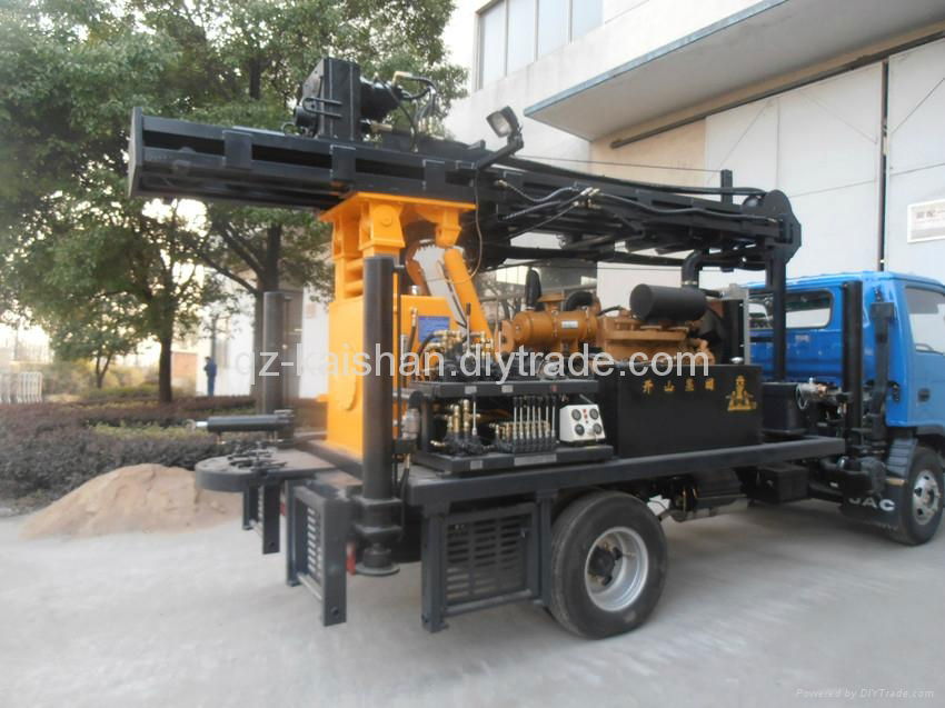 Portable design KW20 geotherm multifunction Crawler Water Well Drilling Rigs 2