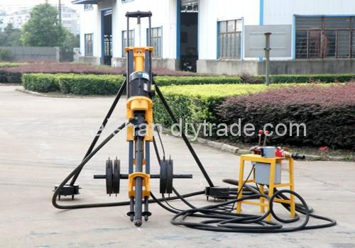 KAISHAN KQY90 pneumatic hydraulic down the hole hammer drilling rig 2
