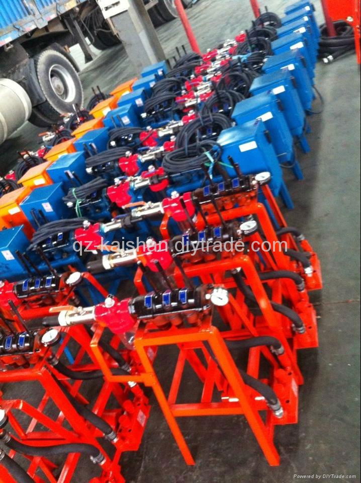 KAISHAN KQY90 pneumatic hydraulic down the hole hammer drilling rig 5