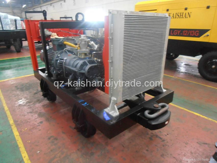 Kaishan electric portable screw air compressor 4