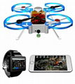 Hot sale 2.4 g gift long range electric plastic rc drone with camera 3
