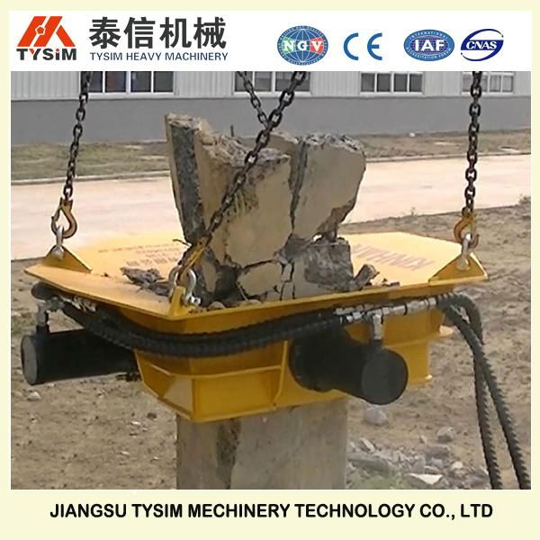 Excellent equipment part of curshing square pile hydraulic pile breaker cutter 4