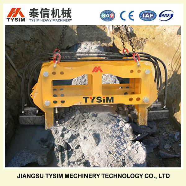 Cutting concrete wall machine hydraulic wall pile breaker cutter cropper 2