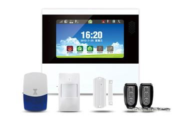 7inch LCD touch screen wireless alarm system 3