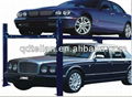 Portable Four Post Hydraulic Double Car Parking Lift with CE  4