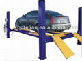 Portable Four Post Hydraulic Double Car Parking Lift with CE  5
