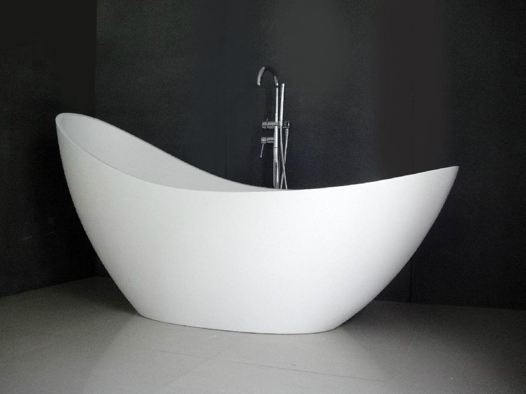 2014 year new design and unique custom made corian bathtub 4