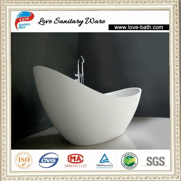 2014 year new design and unique custom made corian bathtub