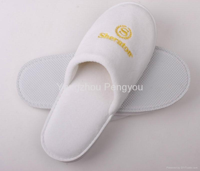  2014 Fashion high quality luxury hotel winter slippers 