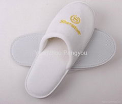  2014 Fashion high quality luxury hotel winter slippers 