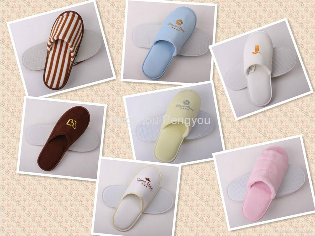  2014 Fashion high quality luxury hotel winter slippers  4