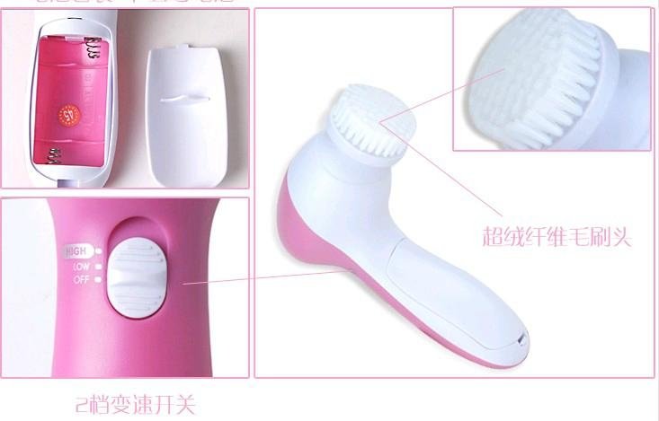 Bless BLS-1077 Changeable 5 in 1 Facial Brush Beauty Personal Care 2