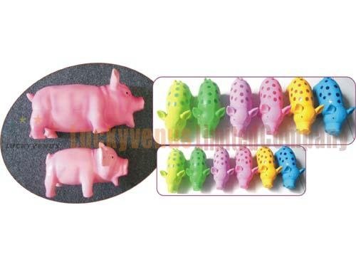 2014 New Lovely Design Latex Toy for Pet Animal Pig 4
