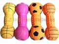 2014 New Ball Design Latex Toy for Pet 