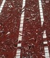 red artificial marble slabs