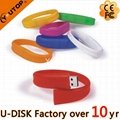 Hot Silicone Bracelet Wrisband USB Flash Drive (YT-6301) 4