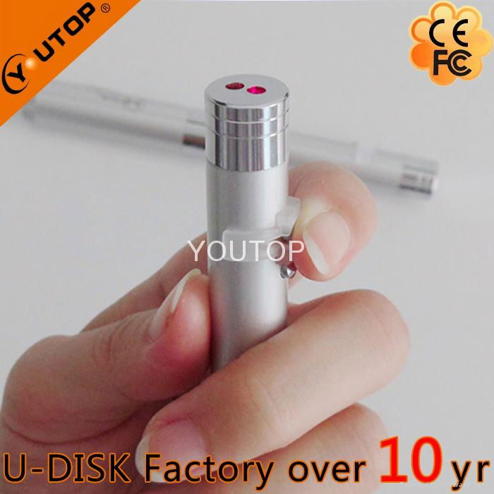 Hot 3 in 1 Executive USB Disk+Light+Laser Pointer (YT-7105) 3