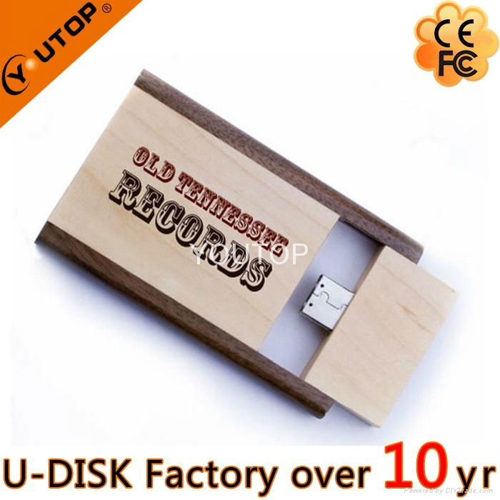 Hot Sell Wooden USB Flash Drive 1-64GB (YT-8118) 4