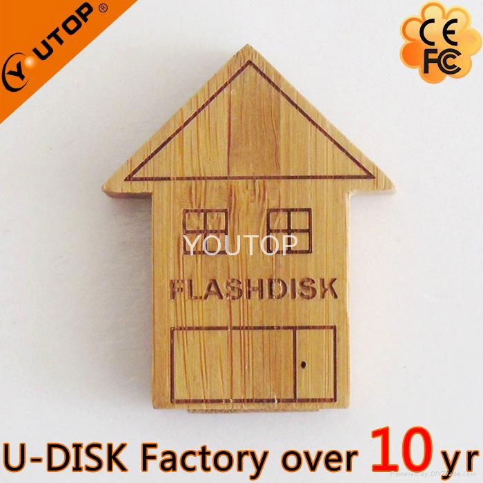 Hot Sell Wooden USB Flash Drive 1-64GB (YT-8118) 5