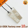 Hot Golden Mini Metal USB Stick Flash Drive (YT-3295-01) 3