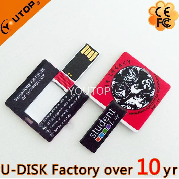 Hot OEM Business Round Card USB Disk (YT-3108) 4