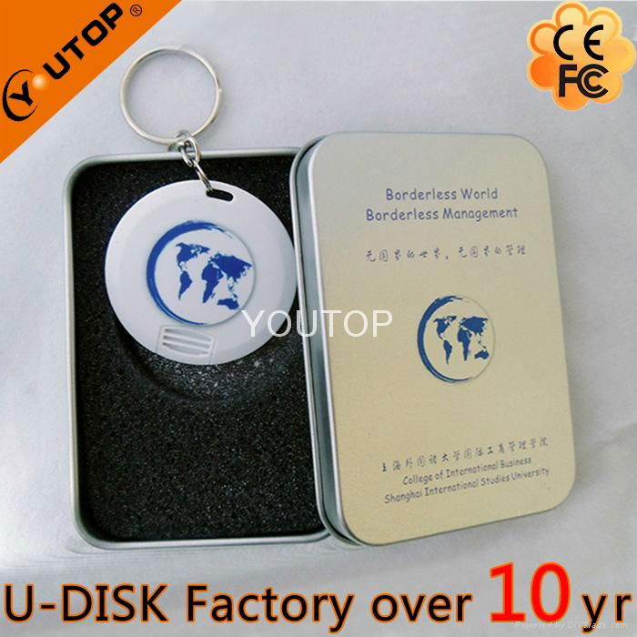 Hot OEM Business Round Card USB Disk (YT-3108) 3