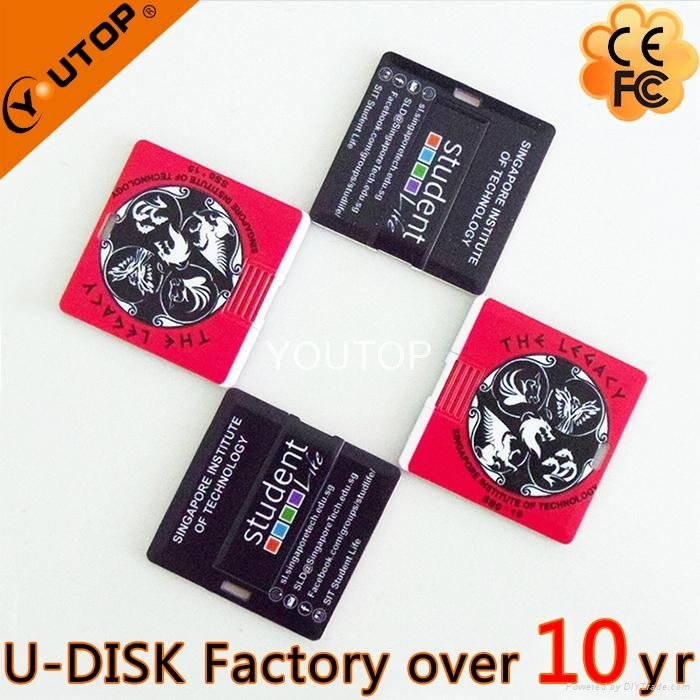 Hot OEM Business Round Card USB Disk (YT-3108) 5