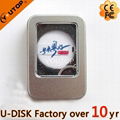 Hot OEM Business Round Card USB Disk (YT-3108) 2