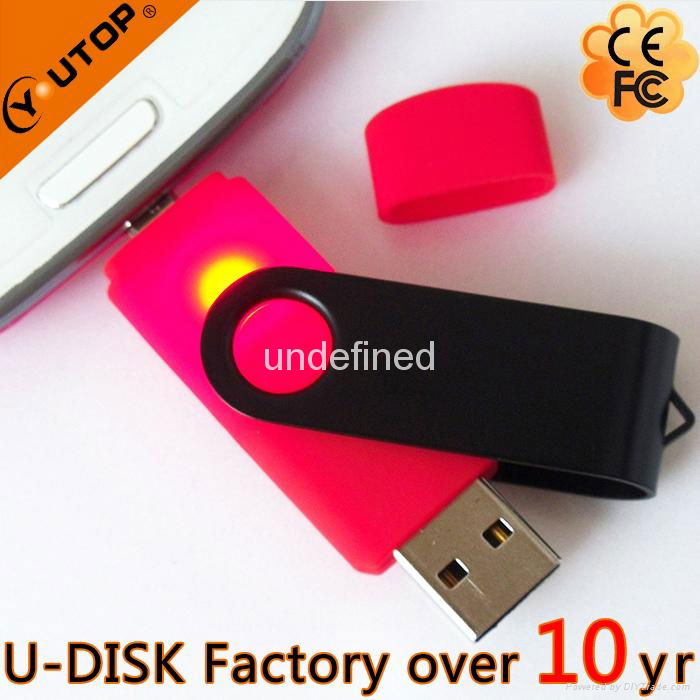 4-64GB Custom Logo OTG Mobile Dual USB Flash Drive (YT-1201-03) 4
