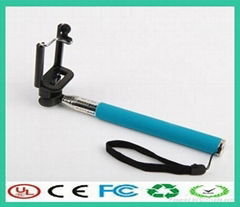 2014 Factory Cheap Wireless Monopod Selfie stick for Iphone and Andriod 