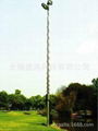 high telescopic lighting mast and mobile telecom mast 1