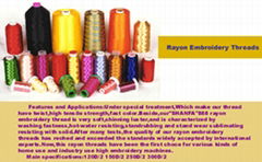 RAYON EMBROIDERY THREAD