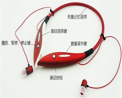 new unique fashion external wireless speaker stereo bluetooth headset 3