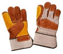 Split leather work gloves