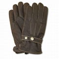 Leather work gloves