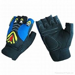 Mens fingerless bike gloves