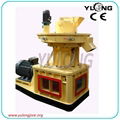 5 ton/hour yulong vertical ring die type biomass wood big pellet mill