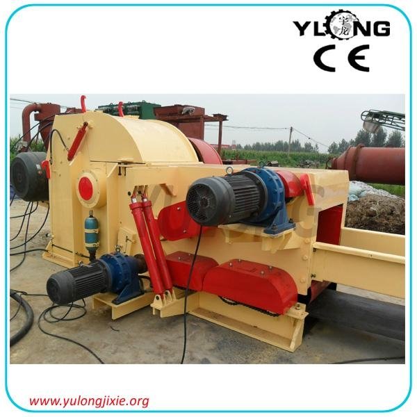 5 ton/hour drum type wood chipper